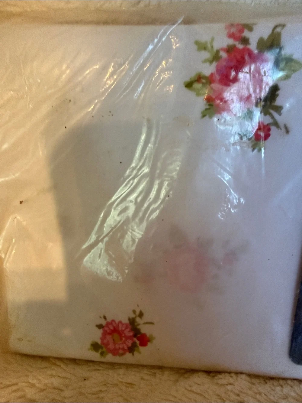Vintage Sears Best French Bouquet Floral Percale Standard Pillowcases Set of‎ 2